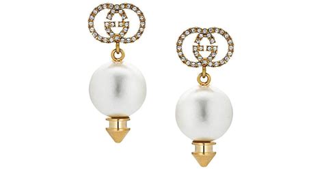 gucci pearl earrings